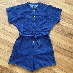 Frank & Oak Denim Romper